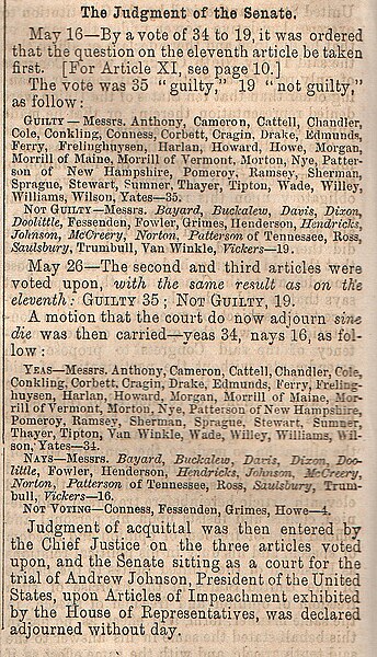 File:Andrew Johnson Impeachment vote 1868.jpg