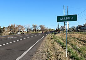Arriola and U.S. Highway 491 Arriola, Colorado.JPG