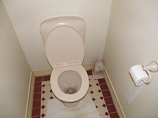 <span class="mw-page-title-main">Toilet (room)</span> Room for privately accessing a toilet, and often handwashing basin