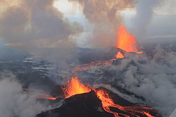 Vulkanutbrott i Holuhraun 4 september 2014
