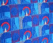 Detail des Bezugstoffs Typ Barman der London Underground, der für verschiedene Polstermöbel angeboten wird