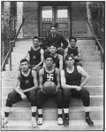 Thumbnail for File:Basketball team on Home 1 Steps, 1909 - NARA - 251717.tif