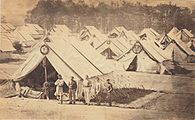 Mahema ya kijeshi wakati wa Vita ya wenyewe kwa wenyewe ya Marekani, 1865