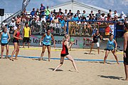 Deutsch: Deutsche Beachhandball-Meisterschaften 2022; Tag 3: 7. August 2022 – Frauen,Finale, Beach Bazis Schleissheim – Minga Turtles Ismaning 2:1 (20:26, 24:20, 8:6) English: German Beach handball Championships; Day 3: 7 August 2022 – Women Final – Beach Bazis Schleissheim Vs Minga Turtles Ismaning 2:1 (20:26, 24:20, 8:6)