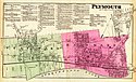 1873 Beers Map of Plymouth, Pennsylvania
