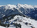 Bergstation der Penkenbahn im Winter