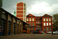 Corpul de pompieri profesionist Hanovra Feuerwehrstrasse 1 Clemenskirche.jpg