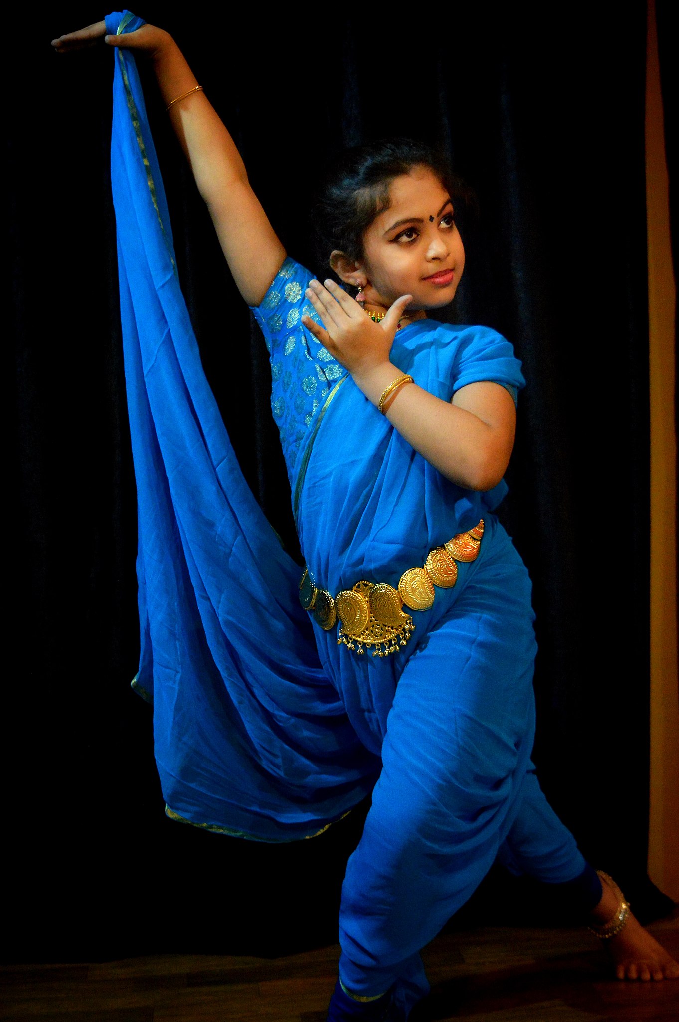 Young Beautiful Woman Dancer Exponent Of Indian Classical Dance  Bharatanatyam In Shiva Pose Stock Photo, Picture and Royalty Free Image.  Image 23640734.