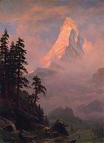 Matterhorn.jpg-da Bierstadt Albert Sunrise