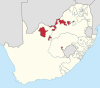Bophuthatswana in South Africa.svg