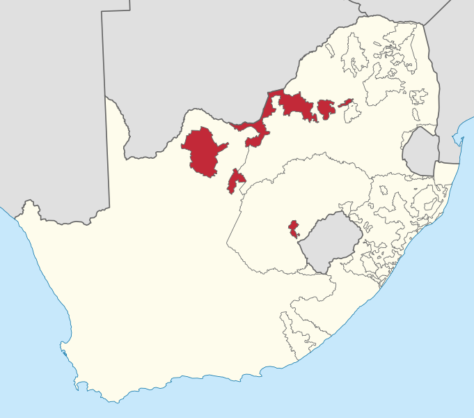 File:Bophuthatswana in South Africa.svg