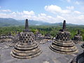 Stúpa í Borobudur, Indónesía