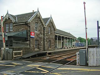 <span class="mw-page-title-main">Broughty Ferry railway station</span> Railway station in Dundee, Scotland