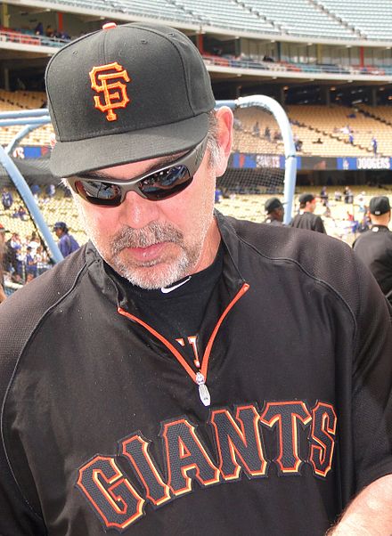 Bochy with the Giants in April 2011