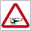 Brunei road sign - Low Flying Helicopter.svg