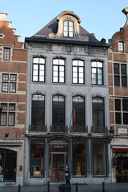 The embassy of Andorra in Brussels
