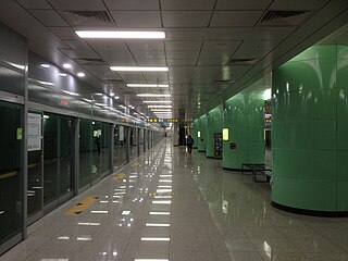 <span class="mw-page-title-main">Bucheon Stadium station</span> Metro station in Bucheon, South Korea