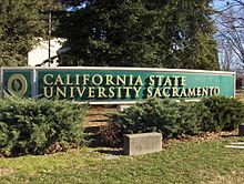 California State University, Sacramento main entrance California State University Sacramento main entrance.jpg