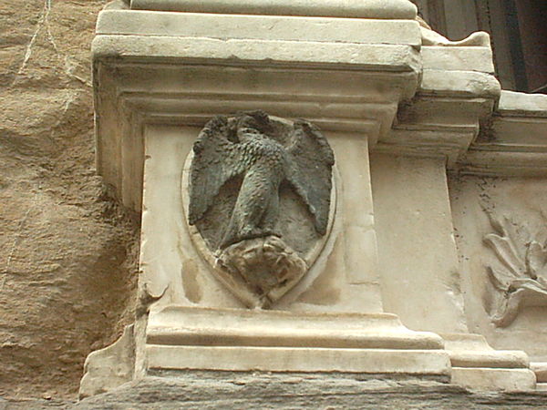 Coat of arms for the Arte di Calimala, the guild to which Giovanni Villani belonged