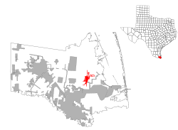 Location of Bayview, Texas