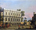 View of Banqueting House and Equestrian Statue of King Charles I