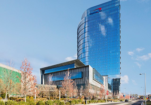 Capital One Tower, the company's headquarters in Tysons, Virginia