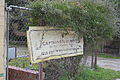 English: Fence and banner at the Captains Flat Hotel in Captains Flat, New South Wales