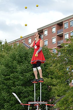 Cate Great at the 2019 Waterloo Busker Carnival