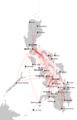 Cebu Pacific domestic route map