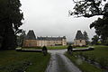 Le château de la Robinais : vue d'ensemble.