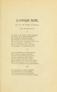 Ch. du Vivier de Streel - Li pantalon trawé, 1868 (in ASLLW t. 4, p. 51-53).djvu