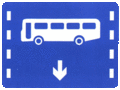 公交线路专用车道