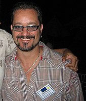 Chris Metzen created the character of Thrall, and has voiced the character in most media. Chris Metzen BlizzCon 2009.jpg