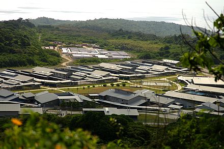 Le centre de rétention de l'Île Christmas.