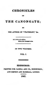 Thumbnail for Chronicles of the Canongate