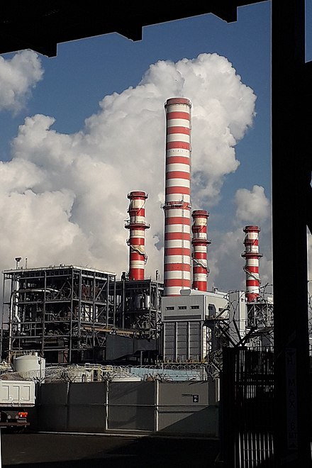 Thermoelectric plant in Civitavecchia, Lazio