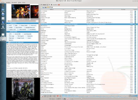 Clementine v1.2, an audio player with a media library and online radio Clementine-1.2-Debian-it.png