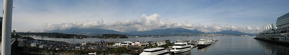 Coal Harbour and Canada Place (right)