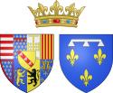 Coat of Arms of Élisabeth Charlotte d'Orléans.svg