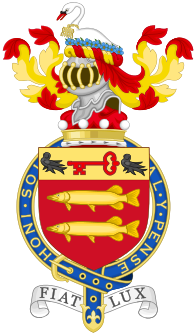 Coat of Arms of Richard, Baron Luce.svg
