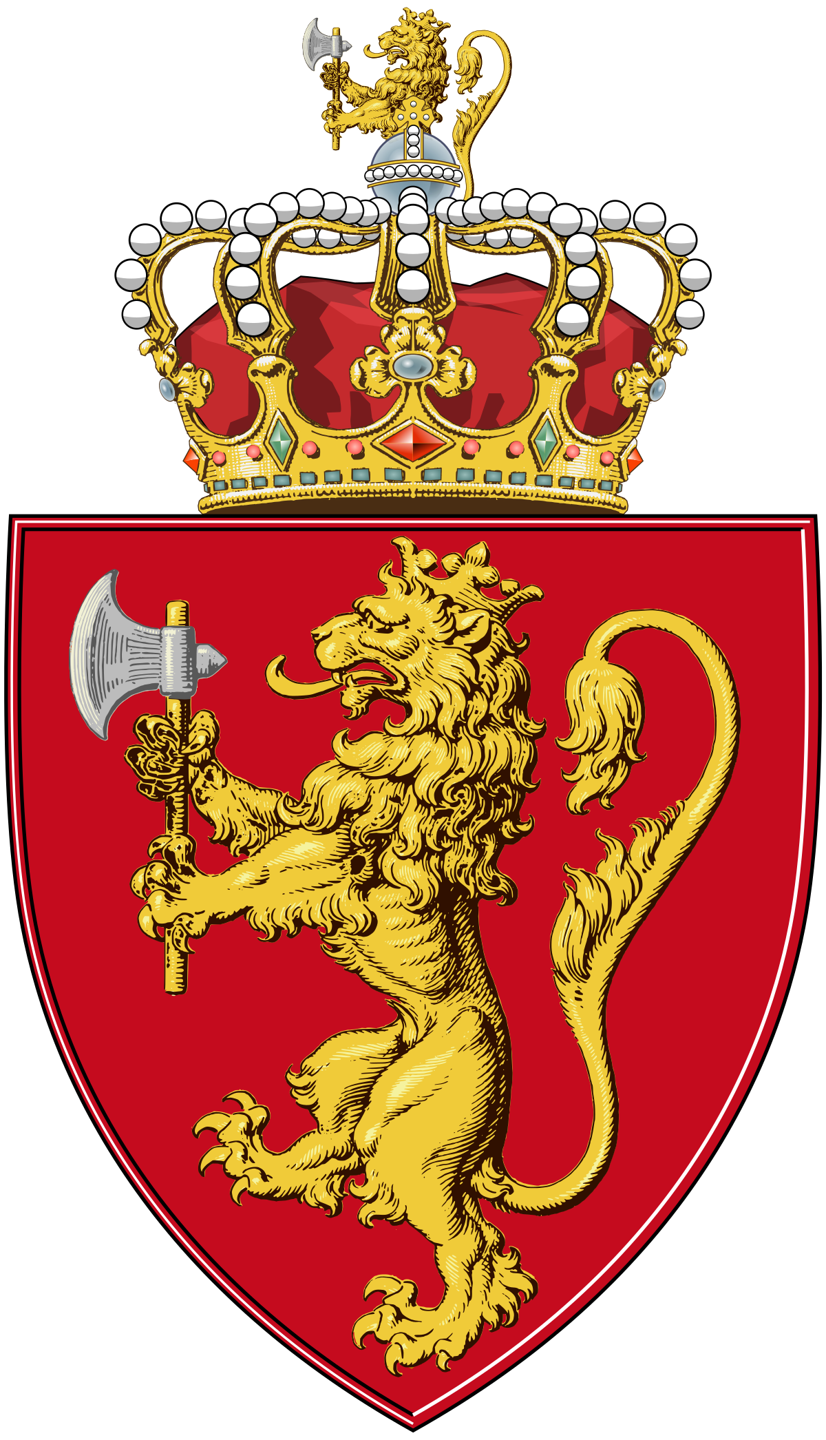File:Coat Of Arms Of Norway (1924).Svg - Wikimedia Commons
