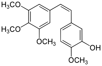 Combretastatin A-4 Combretastatin A4.svg