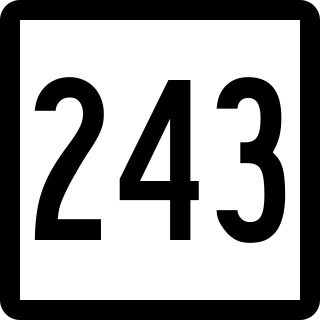 <span class="mw-page-title-main">Connecticut Route 243</span> State highway in New Haven County, Connecticut, US