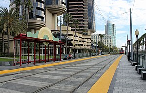 Convention Center (San Diego Trolley station).JPG