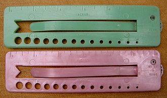 1930s bakelite bookmark counters Counter bakelite 1930s 02.jpg