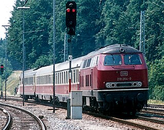 <i>Bavaria</i> (train) former train on the Trans-Europ-Express connection Zurich-Munich