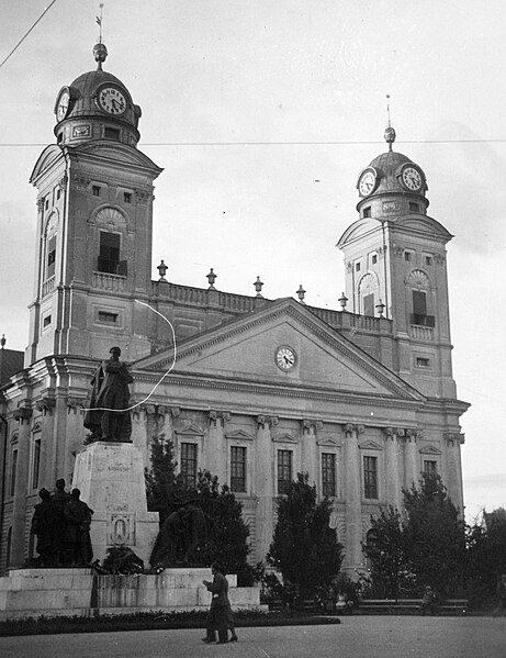 File:Debrecen, Református Nagytemplom. Fortepan 26797.jpg