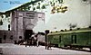 A Denver and Salt Lake Railroad train at the Moffatt Tunnel's east portal circa 1930