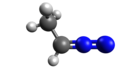 Structure 3D à billes-lamelles de diazoéthane