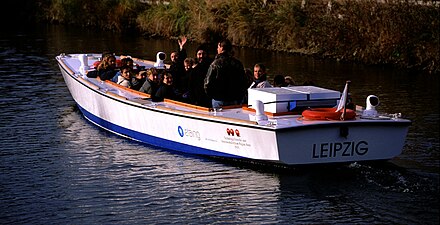 The world's first certified fuel cell boat (HYDRA), in Leipzig/Germany